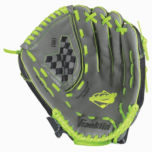 Franklin® 12in Windmill Softball Glove - Grey/Lime