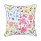 J. Queen New York Jules 18in. Square Quilted Decor Throw Pillow - image 1