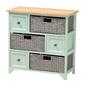 Baxton Studio Valtina Two-Tone Wood 3-Drawer Storage Unit - image 1