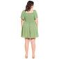 Juniors Plus Angie Print Twist Front Dress - image 2