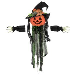 Northlight Seasonal Creepy Jack-O-Lantern 3D Window Decoration