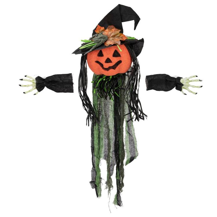 Northlight Seasonal Creepy Jack-O-Lantern 3D Window Decoration