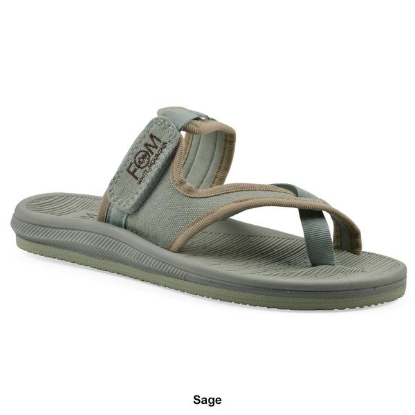 Womens White Mountain Basket Slide Sandals - image 