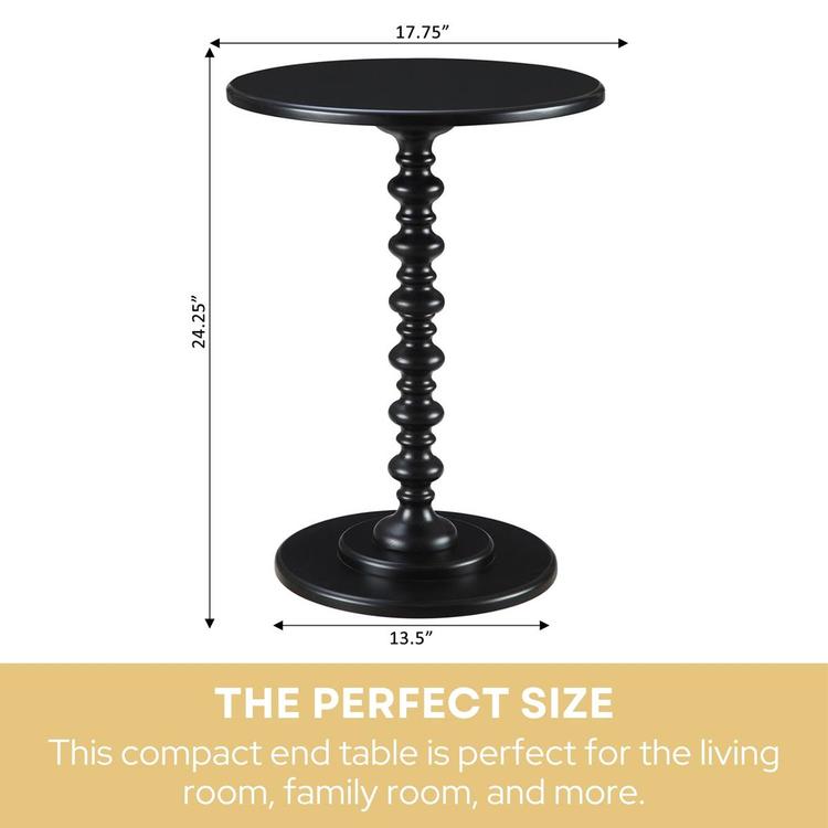 Convenience Concepts Palm Beach Spindle End Table