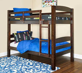 Powell Porter Wood Twin Over Twin Bunk Bed