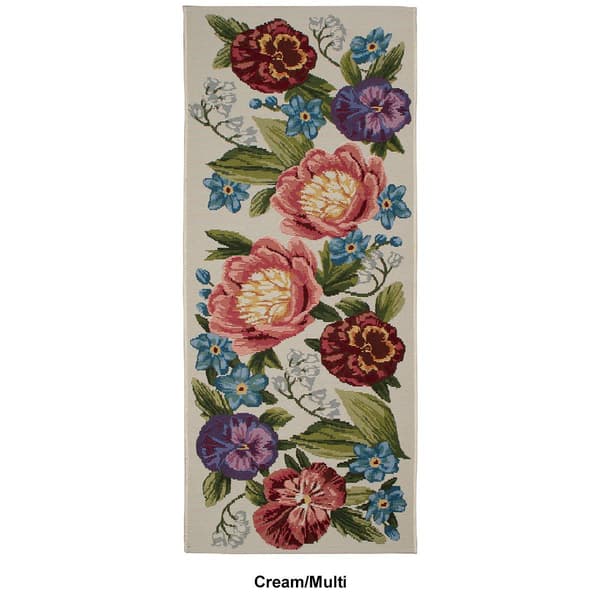 Liora Manne Esencia Secret Garden Rectangular Runner