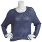 Juniors No Comment Indie Intarsia Pullover Sweater - image 1
