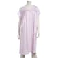 Womens Laura Ashley Ditsy Lace Trim Nightgown - image 1