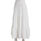 Womens NY Collection Three Tiered Solid Skirt - image 1
