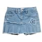 Girls (4-6x) Squeeze Pleated Floral Denim Skorts - image 1