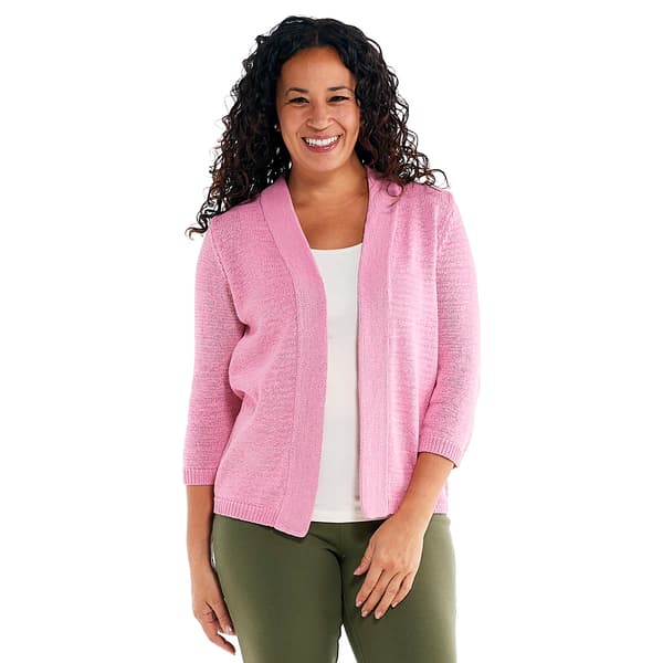 Petite Preswick & Moore Open Front Tapeyard Cardigan - image 