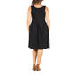 Plus Size 24/7 Comfort Apparel Sleeveless Pocket Shift Dress - image 3