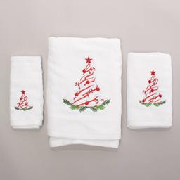 Avanti Candy Cane Christmas Towel Collection