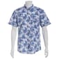 Mens IZOD(R) Floral Chambray Button Down Shirt - Bright White - image 1