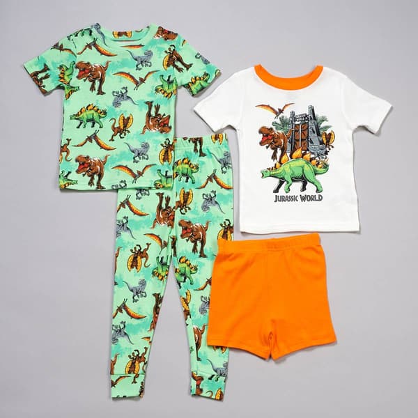 Toddler Boy Jurassic World 4pc. Bright Jurassic Pajama Set - image 