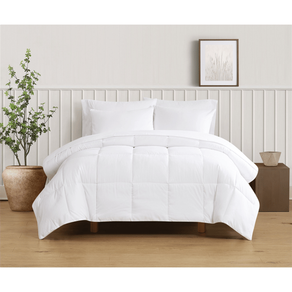 Truly Soft Green Recycled Solid 3pc. Comforter Set - image 
