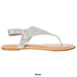 Womens Fifth & Luxe Glitter Mesh Rhinestone Thong Sandals - image 2