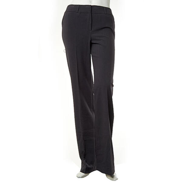 Womens Zac &amp; Rachel Solid Flat Front Dress Pants - Tall Length - image 