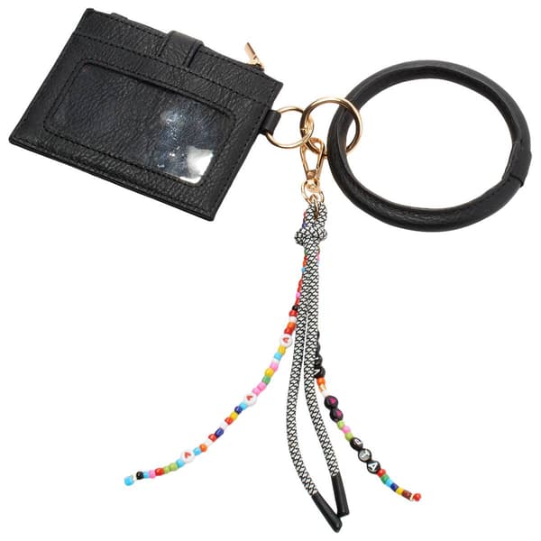 Womens DS Fashion Card Case w/ Tassel & Charm