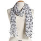 Renshun Small Floral Oblong Scarf - image 3