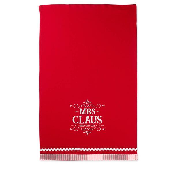 DII&#174; Mrs. Claus Kitchen Towel Set Of 3