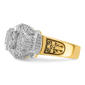 Mens Gentlemen’s Classics™ 14kt. Gold 1/5ctw. Diamond Rite Ring - image 3