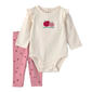Baby Girl (3-18M) Carter''s(R) Apple 2pc. Bodysuit & Pants Set - image 1