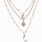 Jessica Simpson Triple Layered Celestial Necklace - image 2