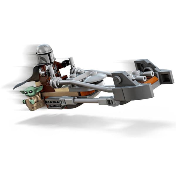 LEGO® Star Wars™ Mandalorian & Grogu''s Speeder Bike Building Kit