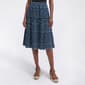 Womens Nanette Lepore Mixed Geometric Embroidered Midi Skirt - image 1