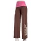Juniors C-Life Pooh Contour Fold Over Waist Wide Leg Pants - image 1
