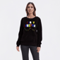 Womens Inner Circle Merry Christmas Sequin Sherpa Sweatshirt - image 2