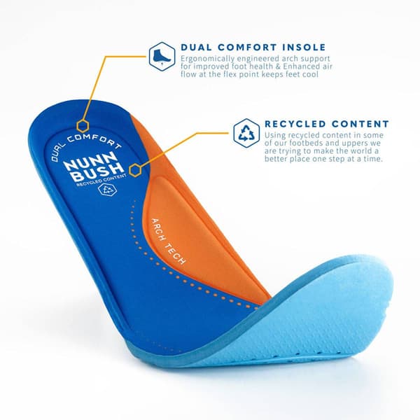 Mens Nunn Bush Griff Knit Plain Toe Oxfords