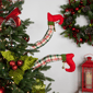 Northlight Red & Green Plaid Elf Leg Christmas Picks - Set of 2 - image 2