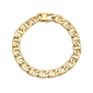 Mens Lynx Gold-Tone Plated Mariner Chain Necklace & Bracelet Set - image 3