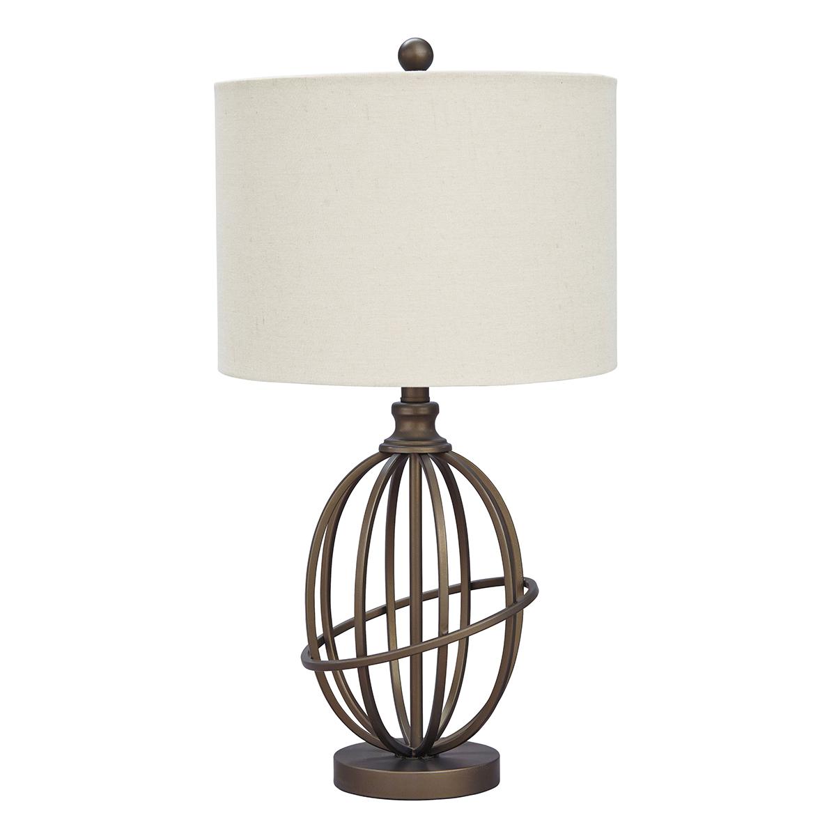 Signature Design by Ashley Bronze Finished Metal Table Lamp