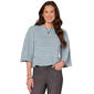 Womens Democracy 3/4 Sleeve Variegated Stitch Sweater - image 1