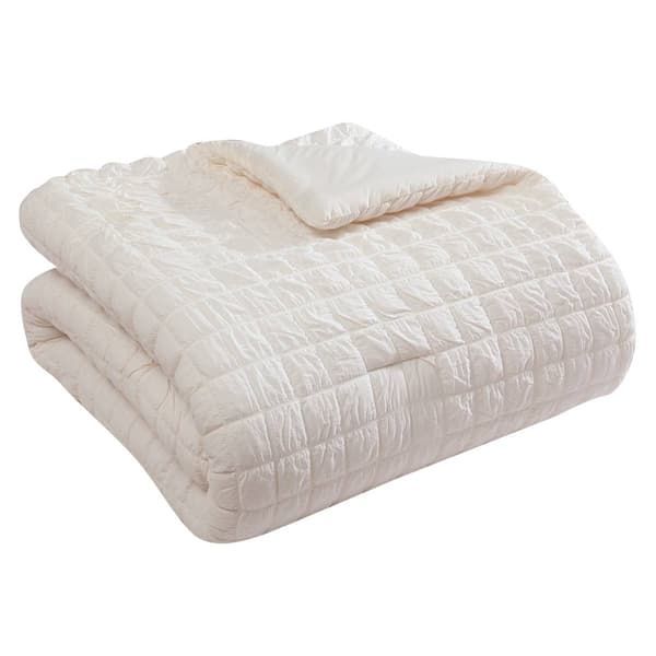 Tahari Home Luca Seersucker Grid Cotton-Rich 3pc. Comforter Set