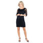 Womens 24/7 Comfort Apparel Lace Maternity Sheath Dress - image 1