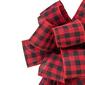 Northlight Seasonal 19in. Buffalo Plaid Christmas Bow Tree Topper - image 3