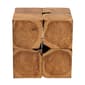 Baxton Studio Eldora Rustic Brown Teak Root End Table - image 3