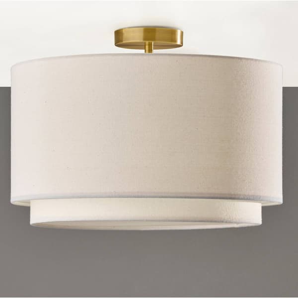Adesso Finley Double Layer Flush Mount Fixture