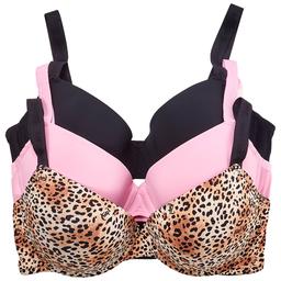 Juniors Juicy Couture 3pk. Jacquard Push-Up Bras - JC2801-3PKCZ