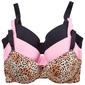 Juniors Juicy Couture 3pk. Jacquard Push-Up Bras - JC2801-3PKCZ - image 2