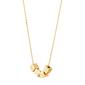 Gold Classics&#8482; Mama Letters on Square Cubes Necklace - image 2