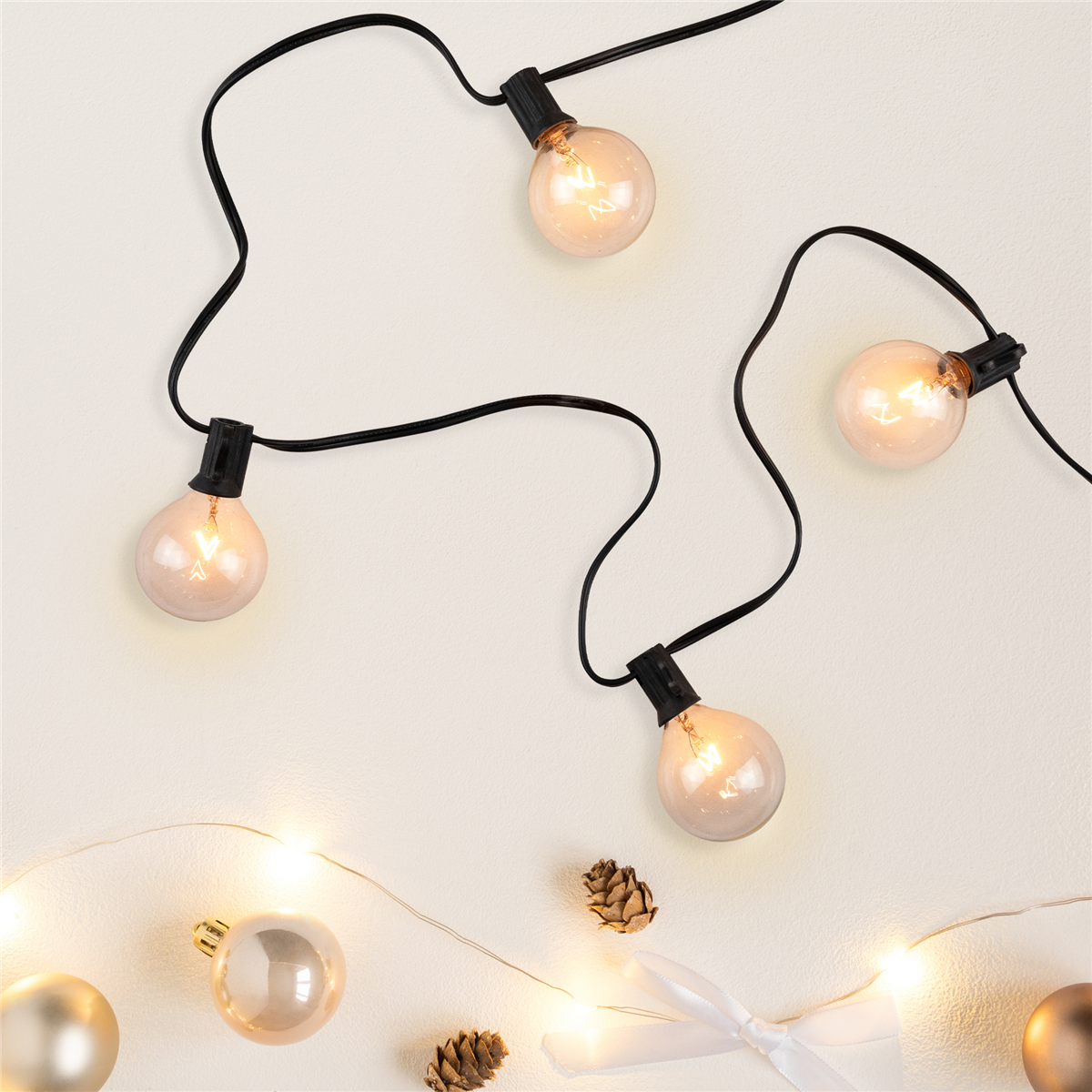 Northlight 9ft. ClearG50 Globe Christmas Light Set
