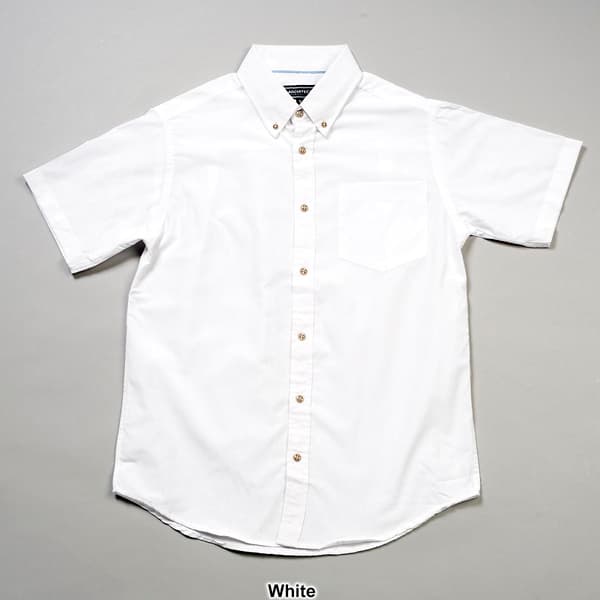 Mens Architect&#174; Cross Hatch Short Sleeve Button Down Shirt