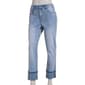 Womens Bleu Denim Roll Cuff Denim Jeans - image 1