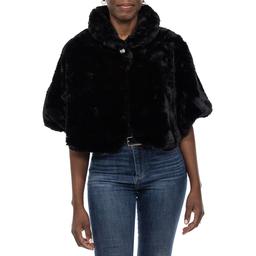 Womens Nina Leonard Fur Capelet