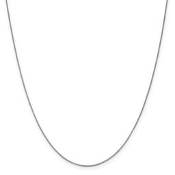Unisex Gold Classics(tm) .70mm. White Box 14in. Necklace w/ Lobster